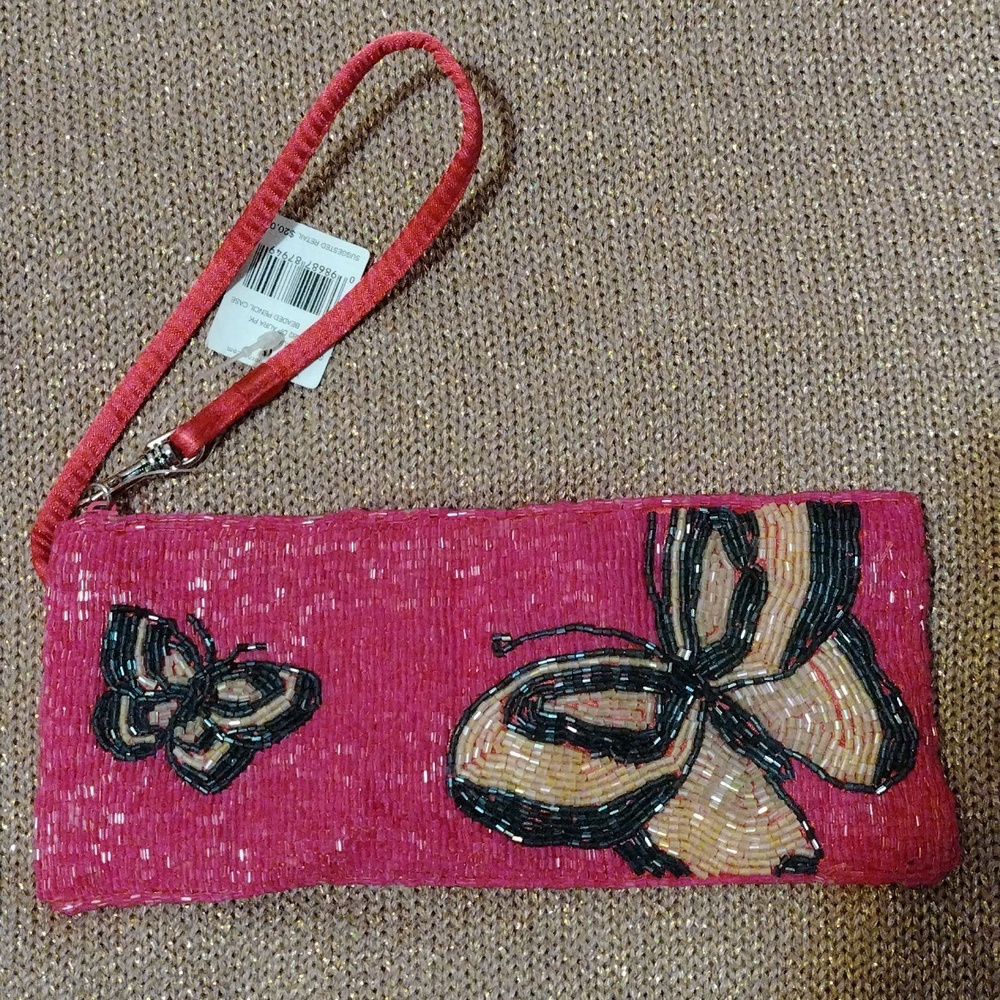 COPY - Liz Claiborne wristlet/ pencil case NWT